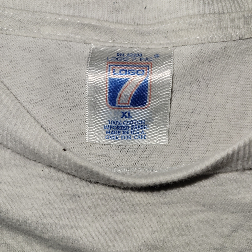 Vintage Indianapolis Colts 1993 NFL Logo 7 Gray T-shirt Made In USA, XL - Picture 2 of 4